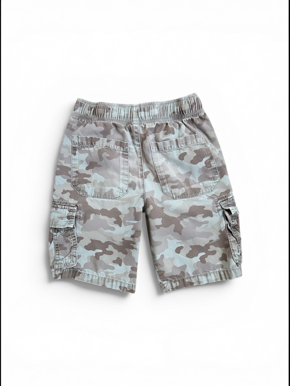 Cat & Jack Boys 3-Pack Shorts - Beige, Gray, Gray Camo - Picture 7 of 10
